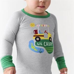 Little Sleepies Lil Caddy Crescent Zippy Onesie 18-24 Months NWT